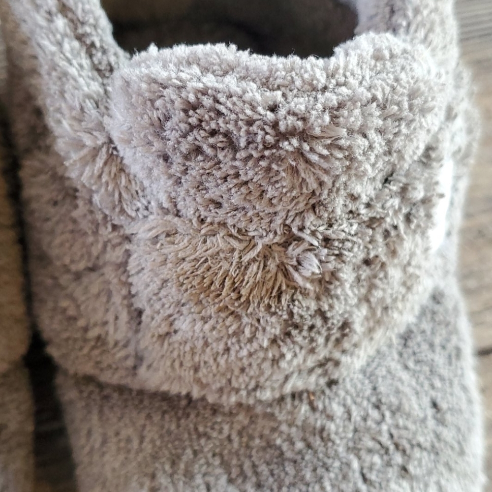 UGG gray unisex kids boots velcro comfy size 4/5 US - Picture 6 of 8